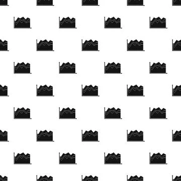 Business graph pattern repeat vector Illustrazione stock