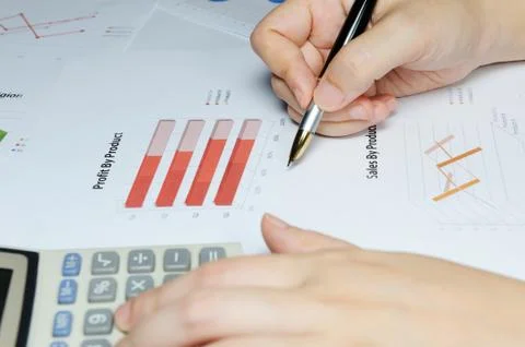 Business graph Stock Photos