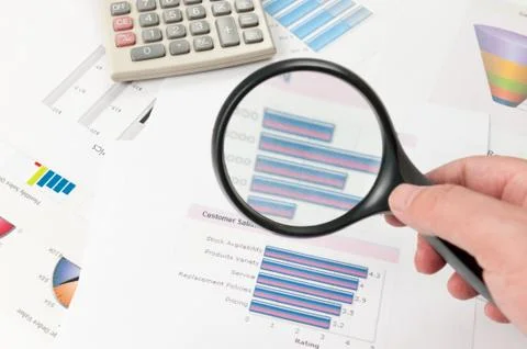 Business graph Stock Photos