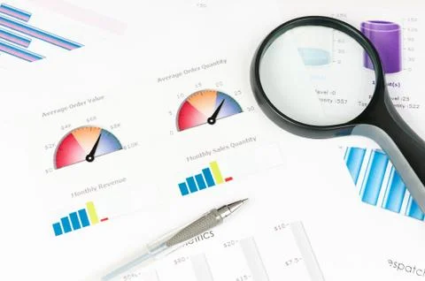 Business graph Stock Photos