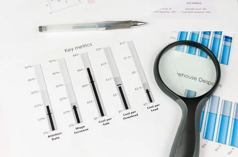 Business graph Stock Photos