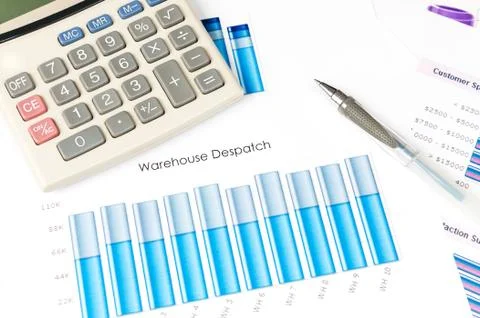 Business graph Stock Photos