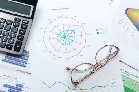 Business graph Stock Photos