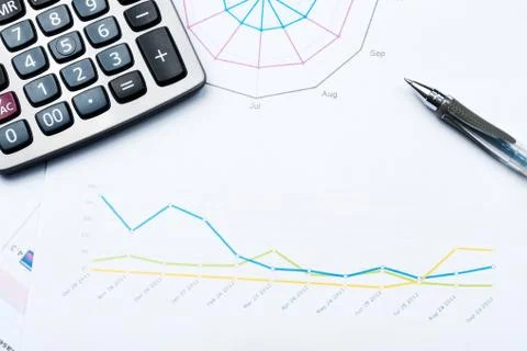 Business graph Stock Photos