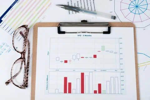 Business graph Stock Photos