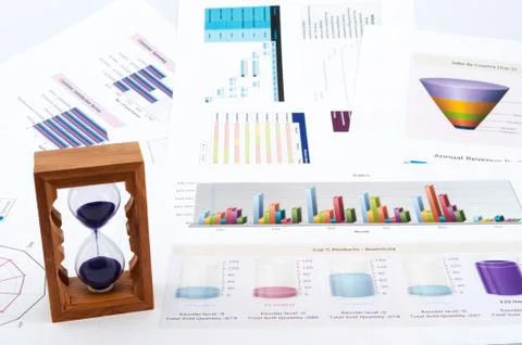 Business graph Foto stock