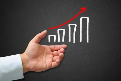 Business graph Stock Photos