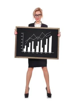 Business graph Foto stock