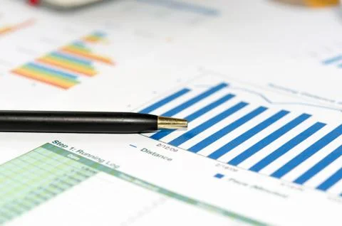 Business graph Stock Photos