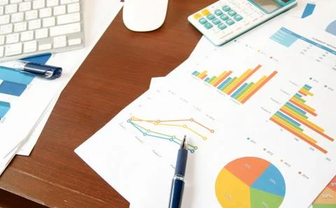Business graph Foto stock