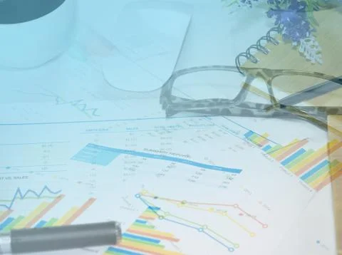 Business graph Stock Photos