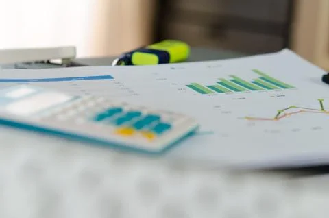 Business graph Stock Photos