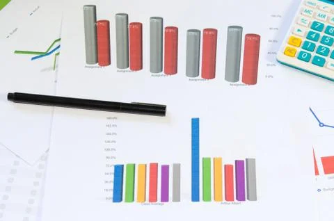 Business graph Stock Photos
