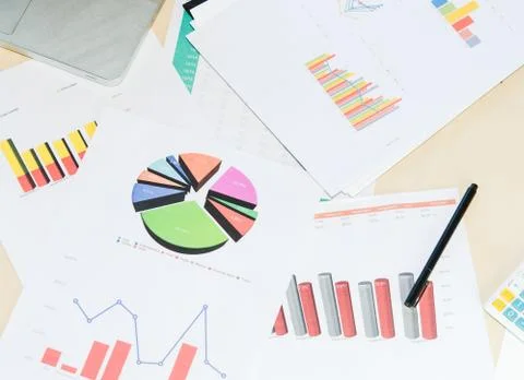Business graph Stock Photos