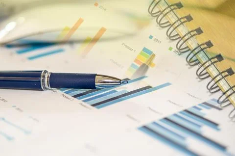 Business graph Stock Photos