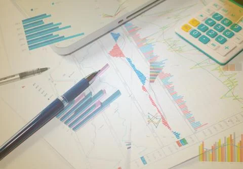 Business graph Stock Photos