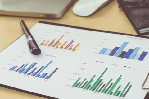 Business graph Stock Photos