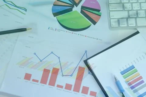 Business graph Foto stock