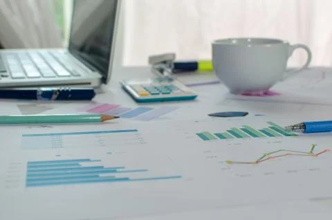 Business graph Foto stock