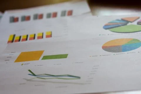 Business graph Stock Photos