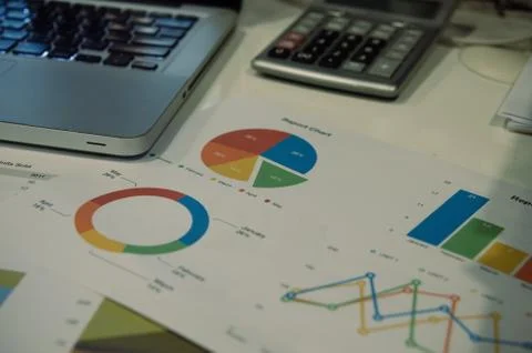 Business graph Foto stock