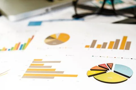 Business graph Stock Photos