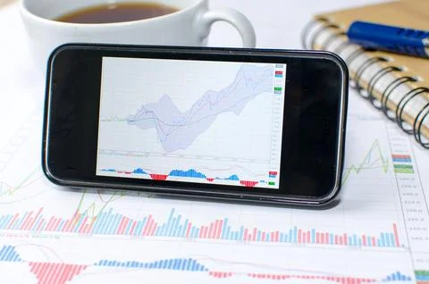 Business graph Stock Photos