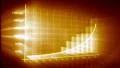 Business graph with profit perspective HD Footage