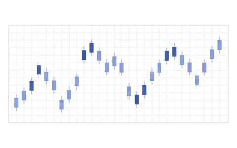 Business graph. Vector flat design infographic element. Bar chart or diagram for Stock Illustration