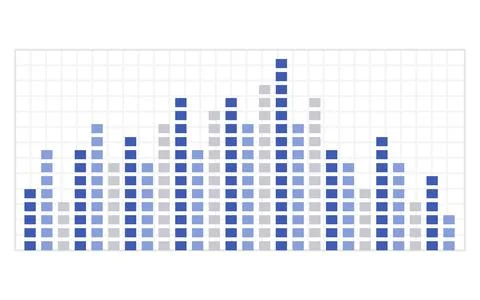 Business graph. Vector flat design infographic element. Bar chart or diagram for Stock Illustration