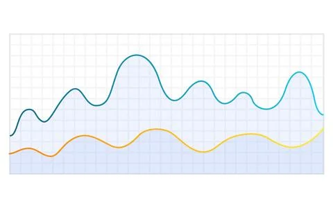 Business graph. Vector flat design infographic element. Bar chart or diagram for Stock Illustration