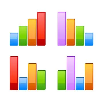 Business graph. Vector growth progress イラスト素材