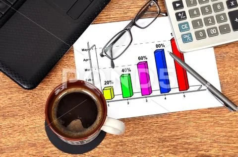 Business graphic Stock Illustration
