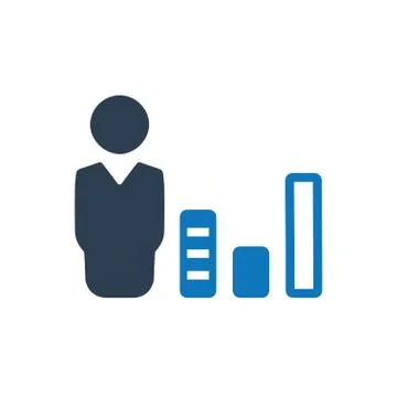 Business Graphical Report Icon Stock Illustration