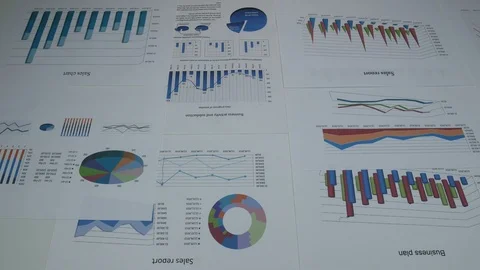 Business graphics Stock Footage 87805091