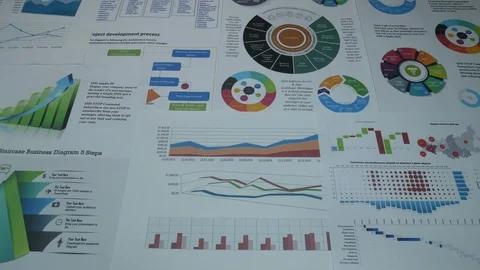 Business graphics Stock Footage 87915664