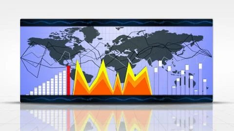 Business Graphs 스톡 일러스트