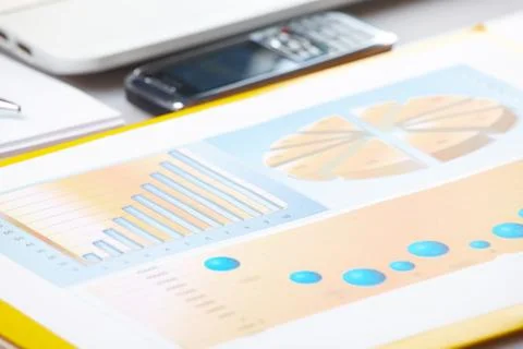 Business graphs Foto stock