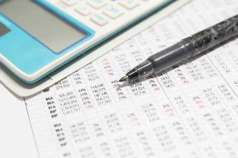 Business graphs Stock Photos