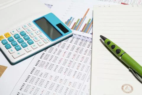 Business graphs Stock Photos