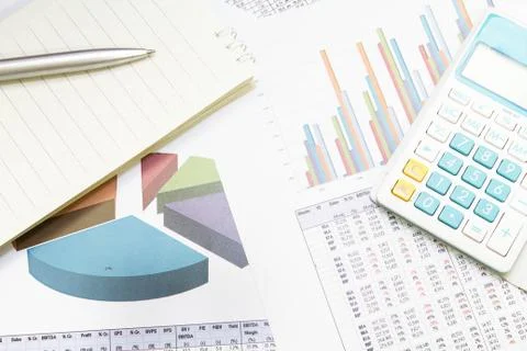 Business graphs Foto stock