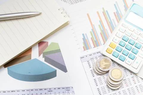 Business graphs Foto stock