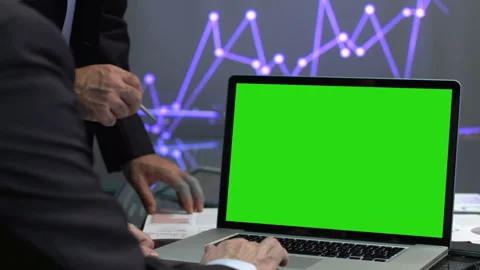Business green screen  Stock Footage 210556059