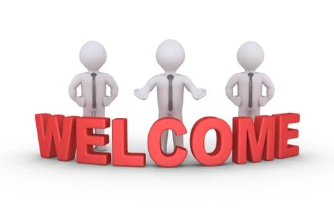 Business greeting Stock Illustration
