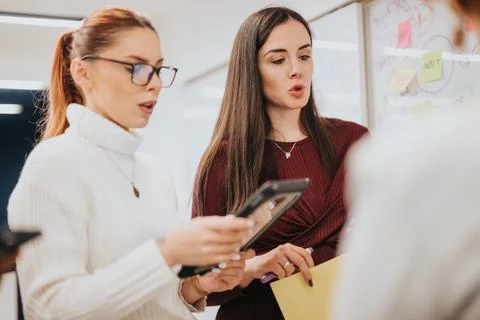 Business group brainstorming, analyzing data, solving problems. Glass wall Stock Photos
