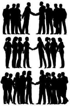 Business groups Stock-Illustration