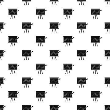 Business growing chart presentation pattern Illustrazione stock