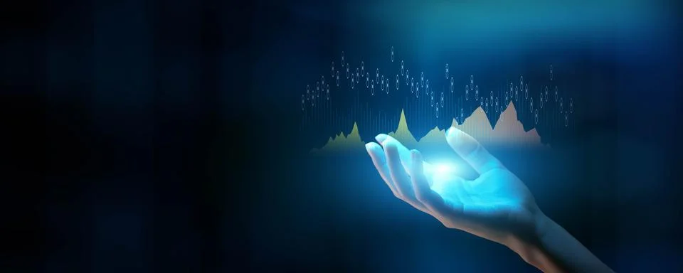 Business Growth Analytics with Data Visualization for Performance Improvement Foto stock