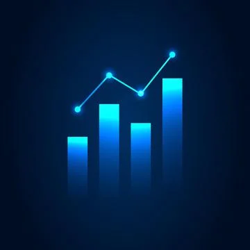 Business Growth and Data Visualization Concept Stock Illustration