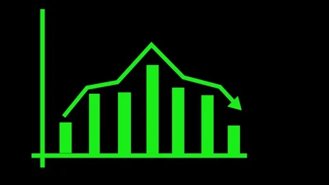 Business Growth Bar Chart Animation with Rising Revenue and Financial Succe.. Vidéo 337010655